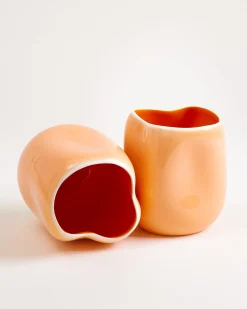 João Vaas M perzik oranje Mittlere Vasen