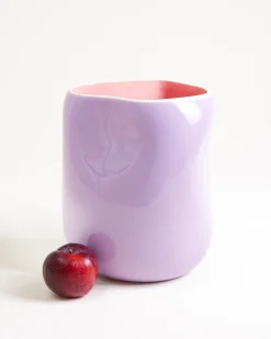Outlet João vase L lilac rose Große Vasen