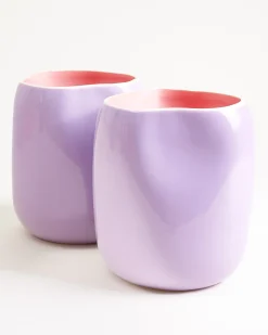 Outlet João vase L lilac rose Große Vasen