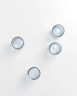 New Leiria Glas klein riffled 4er-Set Gläser Sets %