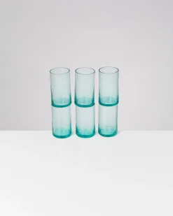Leiria Glas klein riffled Gläser Sets %|Große Gläser
