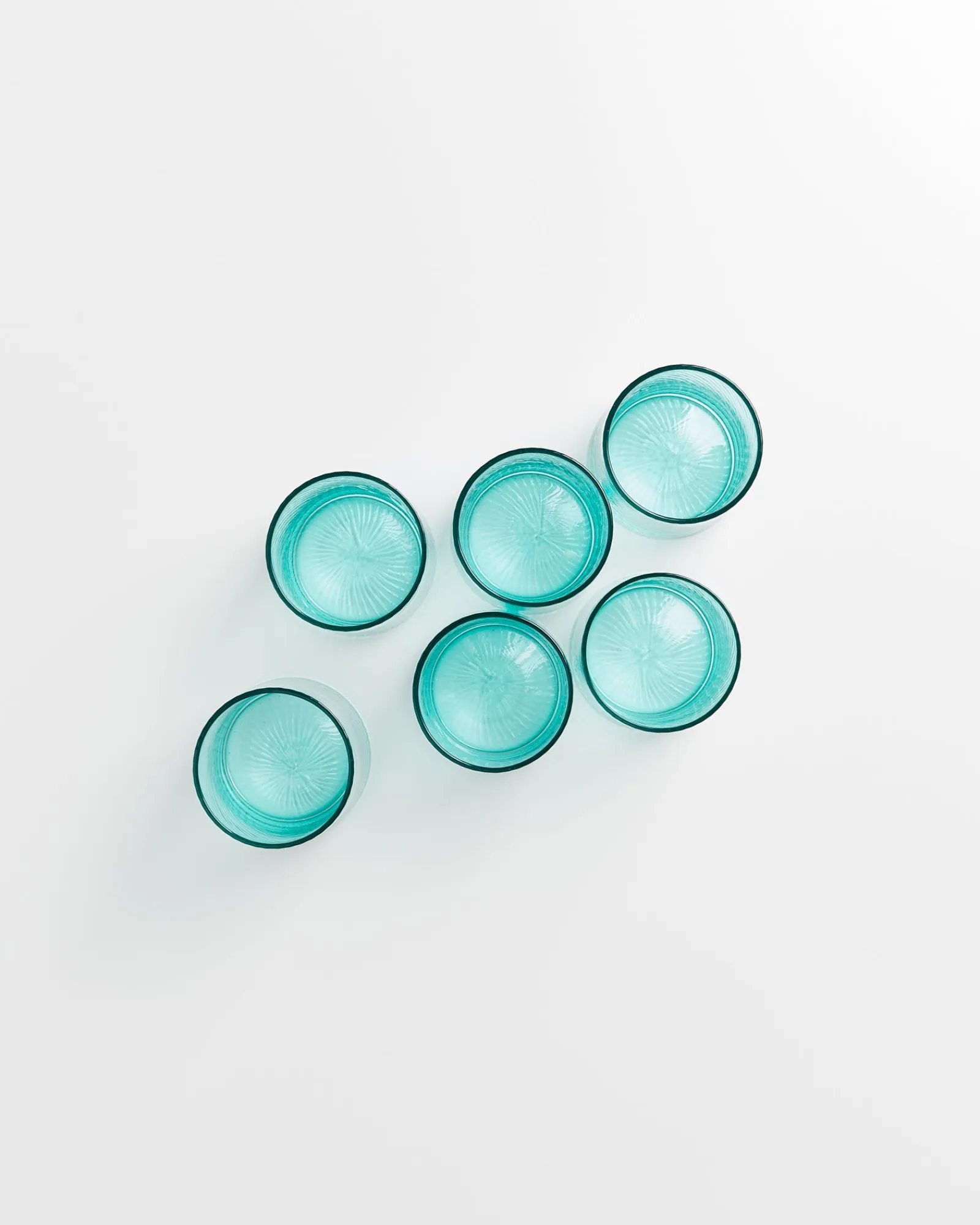 Leiria Glas klein riffled Gläser Sets %|Große Gläser