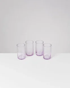 Hot Leiria Glas klein riffled Gläser Sets %|Große Gläser