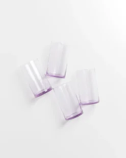 Hot Leiria Glas klein riffled Gläser Sets %|Große Gläser