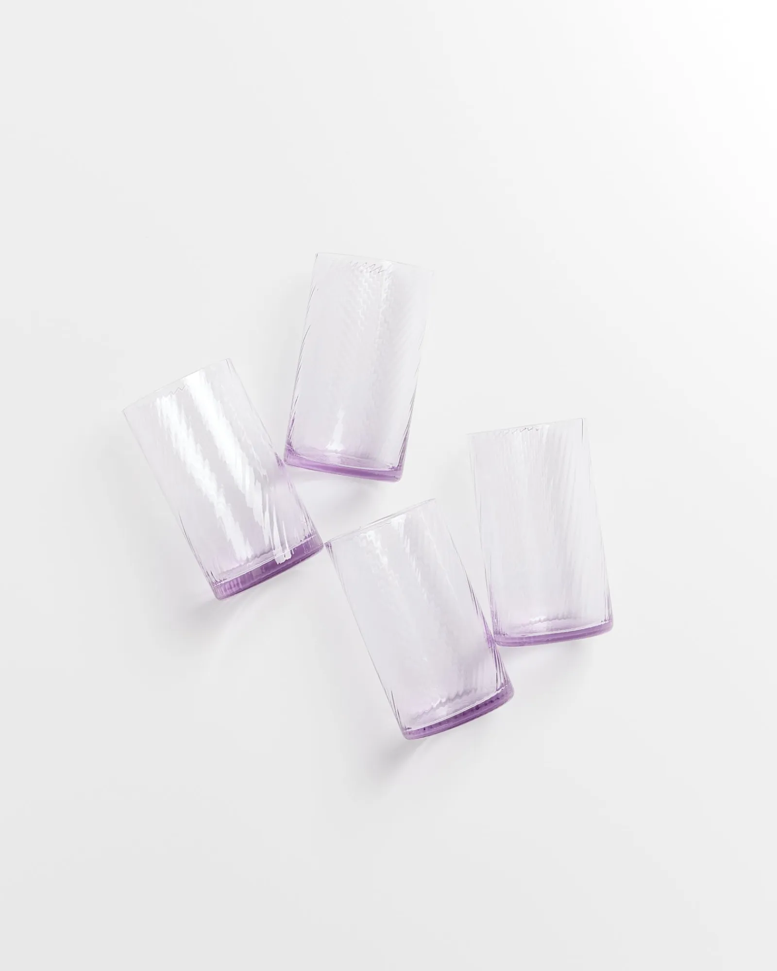 Hot Leiria Glas klein riffled Gläser Sets %|Große Gläser