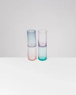 Online Leiria - Glass riffled Kleine Gläser
