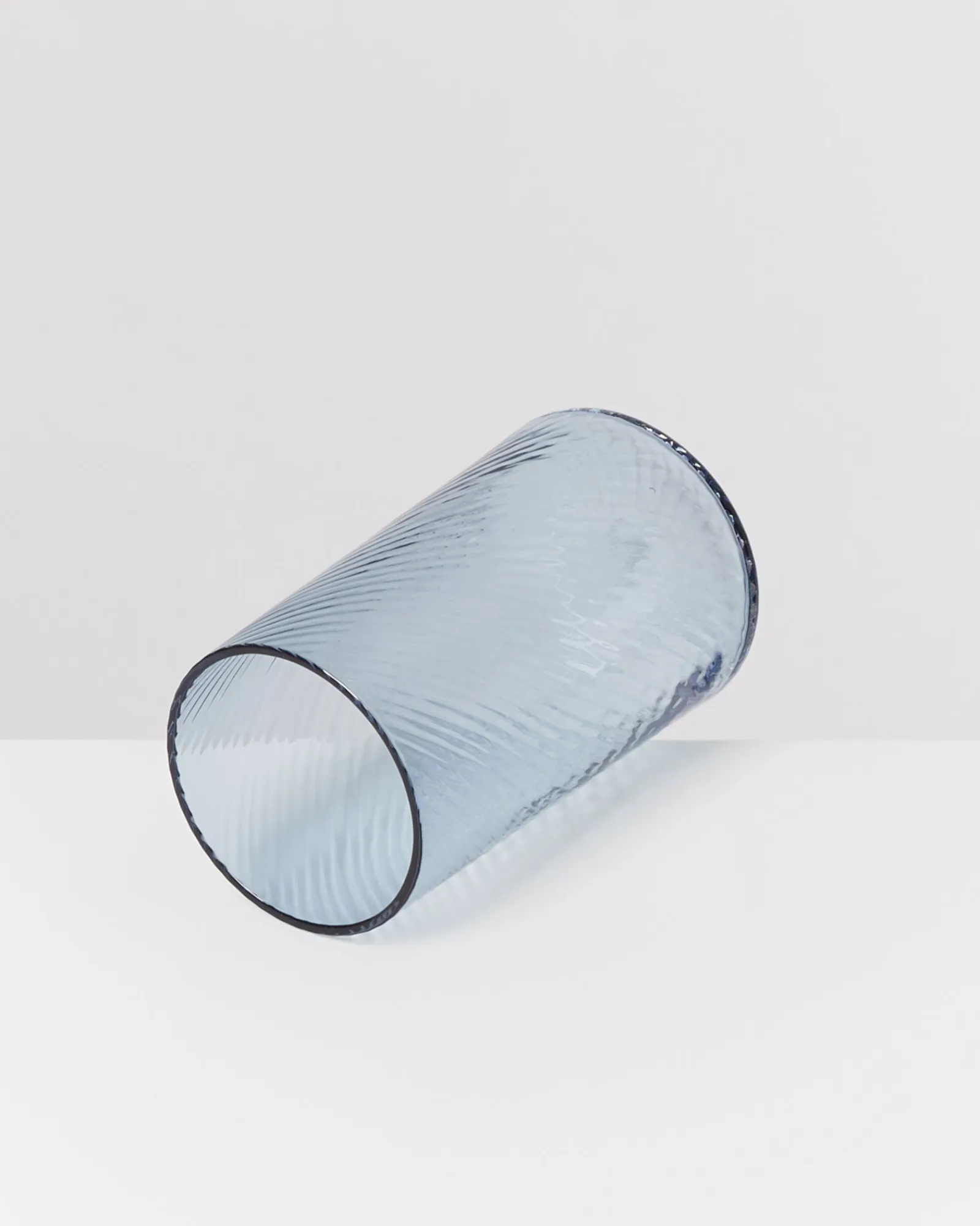 Discount Leiria - Set of 4 glass riffled Große Gläser