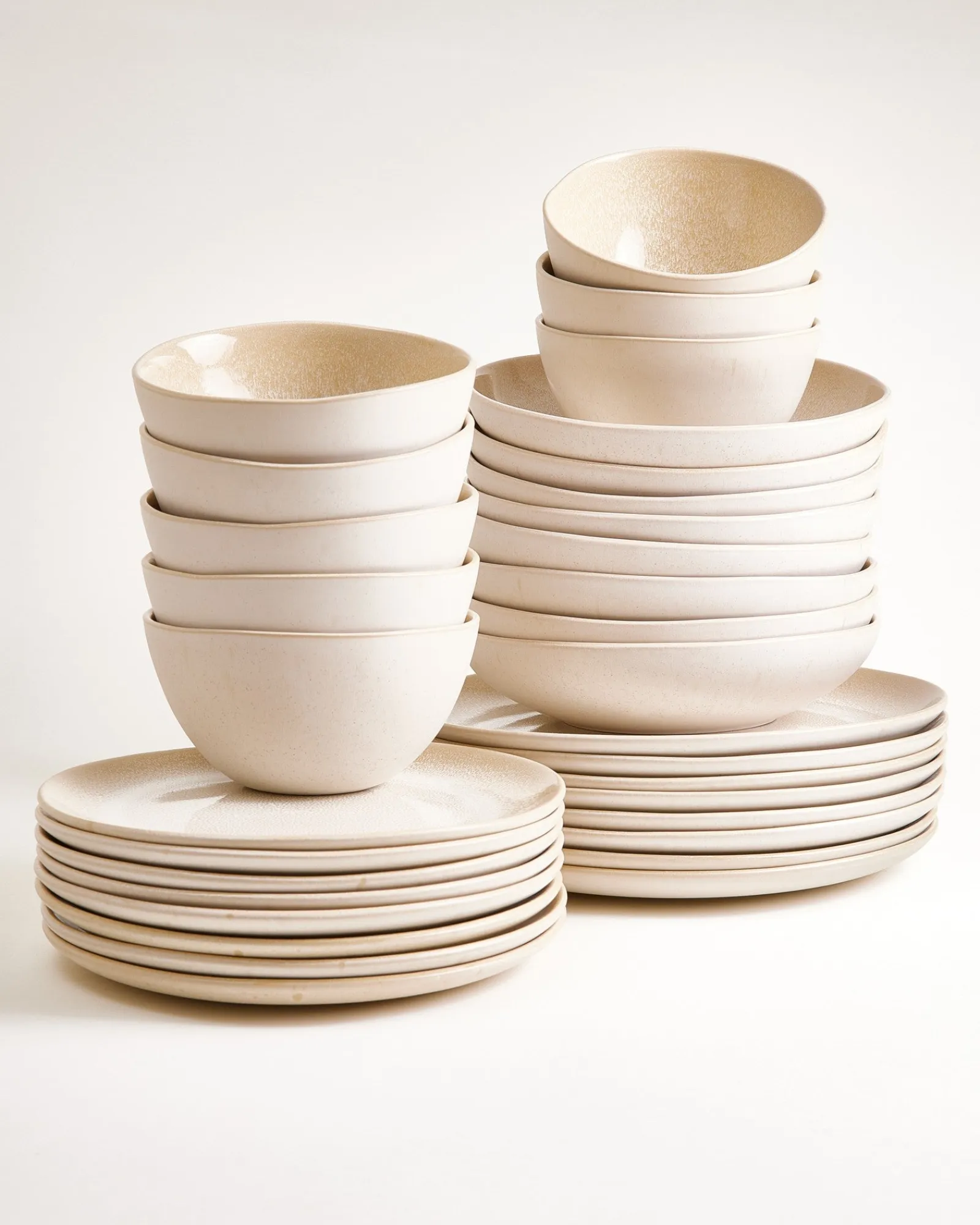 Online Lorosa - Tableware set sand 32 pieces Neuheiten