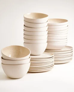 Lorosa - Tableware set sand 40 pieces Neuheiten