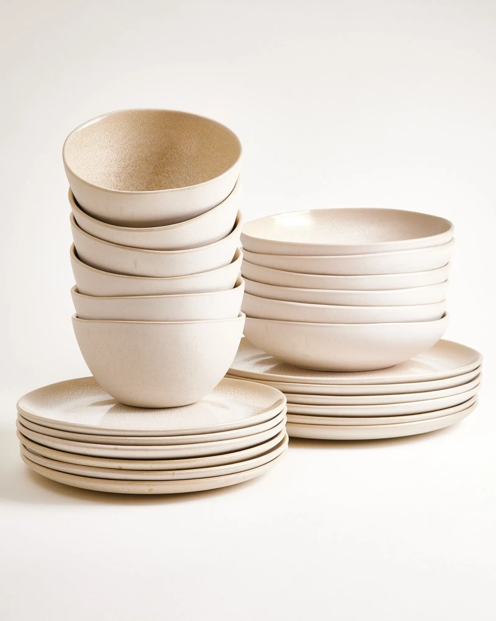 Discount Lorosa - Tableware set sand 24 pieces Neuheiten
