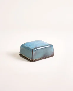 Hot Madeira Butterdose grünblau Butterdosen