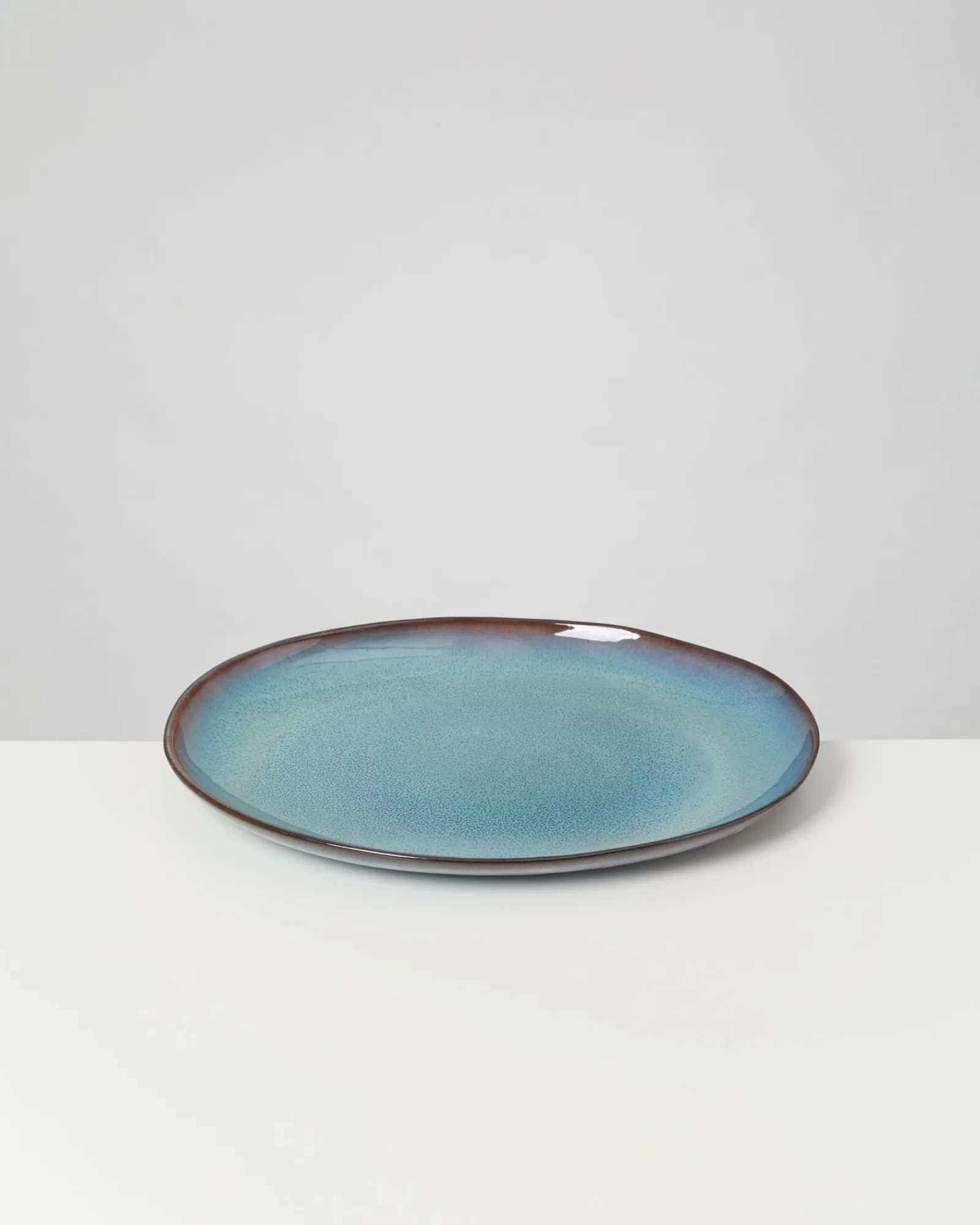 Madeira Servierplatte L oval grünblau Servierplatten