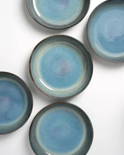Madeira Servierschale klein modern grünblau Obstschalen|Servierschalen