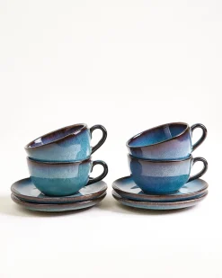New Madeira - Small cappuccino cup & saucer classic Set of 4 Tassen-Sets|Tassen Mit Untertassen
