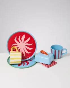 Clearance MaM x Isis Maria Geschirr-Set Palm Stripe 5-teilig Mix & Match Sets %