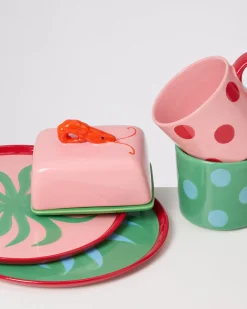 Clearance MaM x Isis Maria Geschirr-Set Palm Dot 5-teilig Mix & Match Sets %