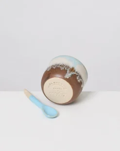 Discount MaM x Mälzer&Fu Affogato cup & spoon light blue brown Kleine Becher