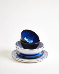Melides Geschirr-Set deepseablue stoneblue 8-teilig Geschirrset Für 2 Personen|Mix & Match Sets %