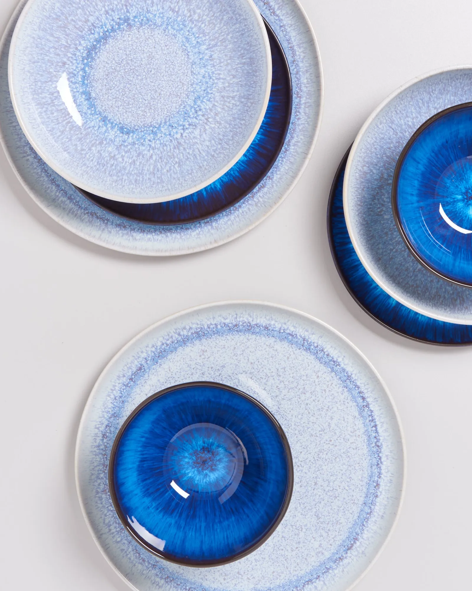Melides Geschirr-Set deepseablue stoneblue 8-teilig Geschirrset Für 2 Personen|Mix & Match Sets %