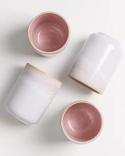 Clearance Melides - Set of 4 mugs large rosé Becher-Sets