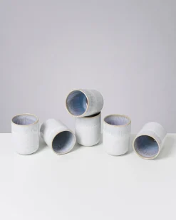 Sale Melides - Set of 6 mugs large stoneblue Becher-Sets