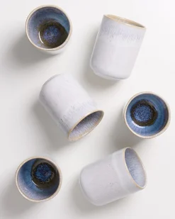 Sale Melides - Set of 6 mugs large stoneblue Becher-Sets