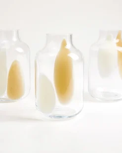 Hot Nuno glass vase M - sand drops Mittlere Vasen