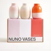 Outlet Nuno - Vase Set of 3 pink sand coral Mittlere Vasen