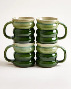 Outlet Ombra - Large mug Bubble Set of 4 Tassen-Sets|Große Tassen