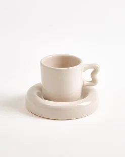 Hot Seia - Espresso mug & Espresso saucer Heart Espressotassen