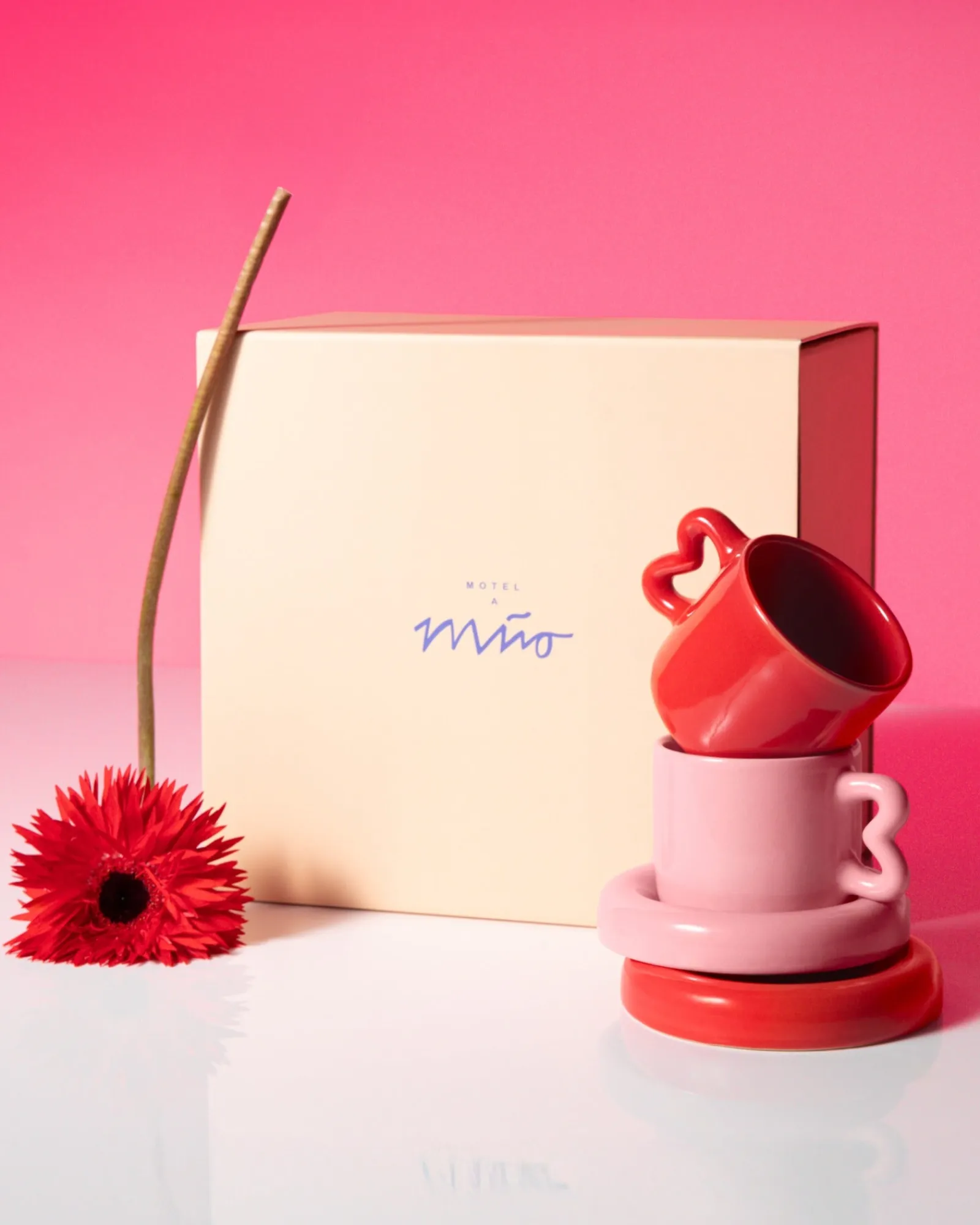 Discount Seia Gift Set, Pink and Red, 5-Piece Tassen-Sets|Kleine Tassen