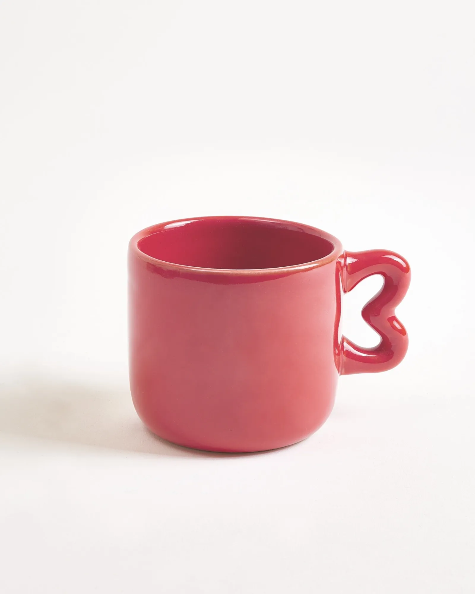 Hot Seia Mug & Saucer Heart Kleine Tassen|Cappuccinotassen