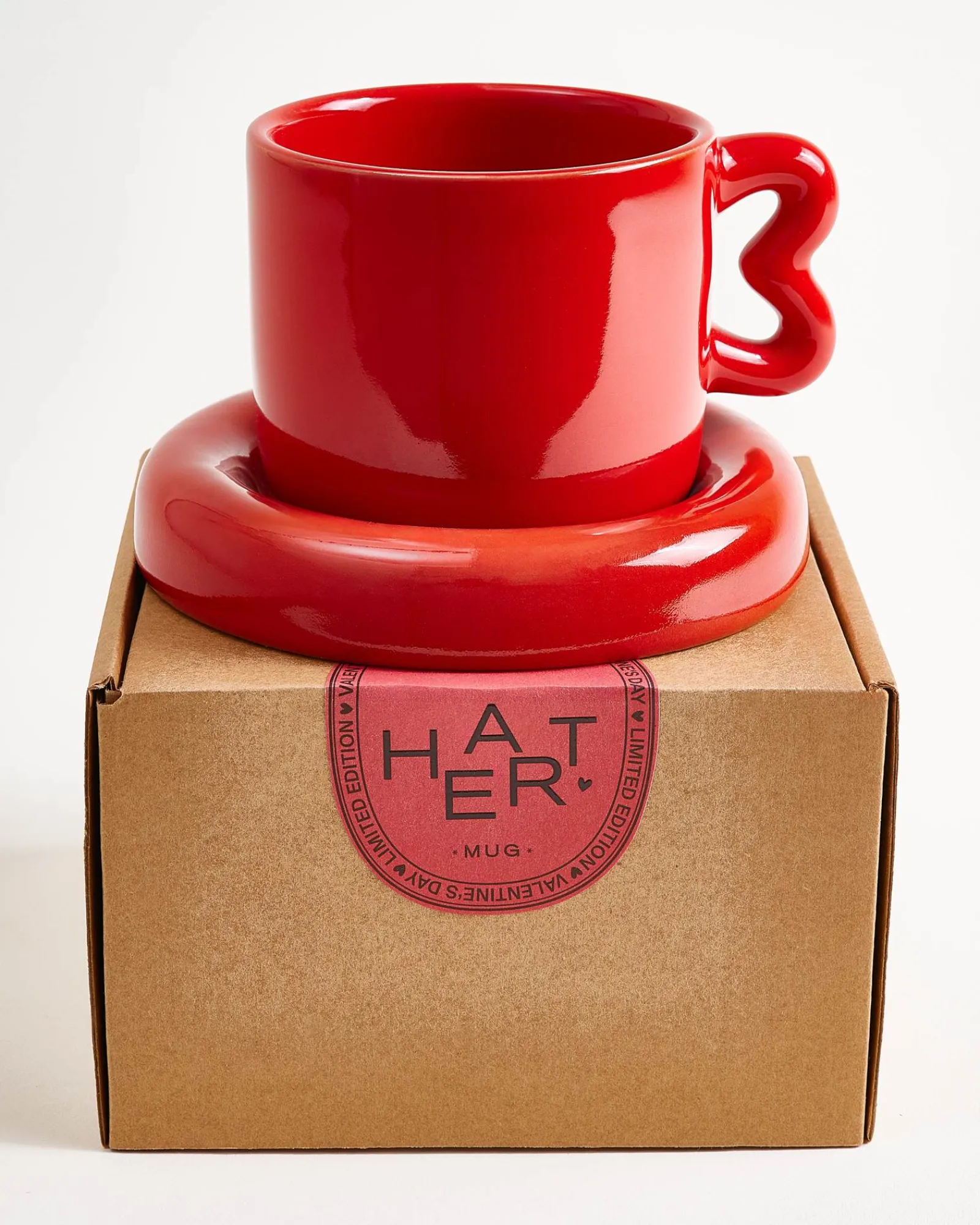 Seia Mug & Saucer, Heart, Kleine Tassen