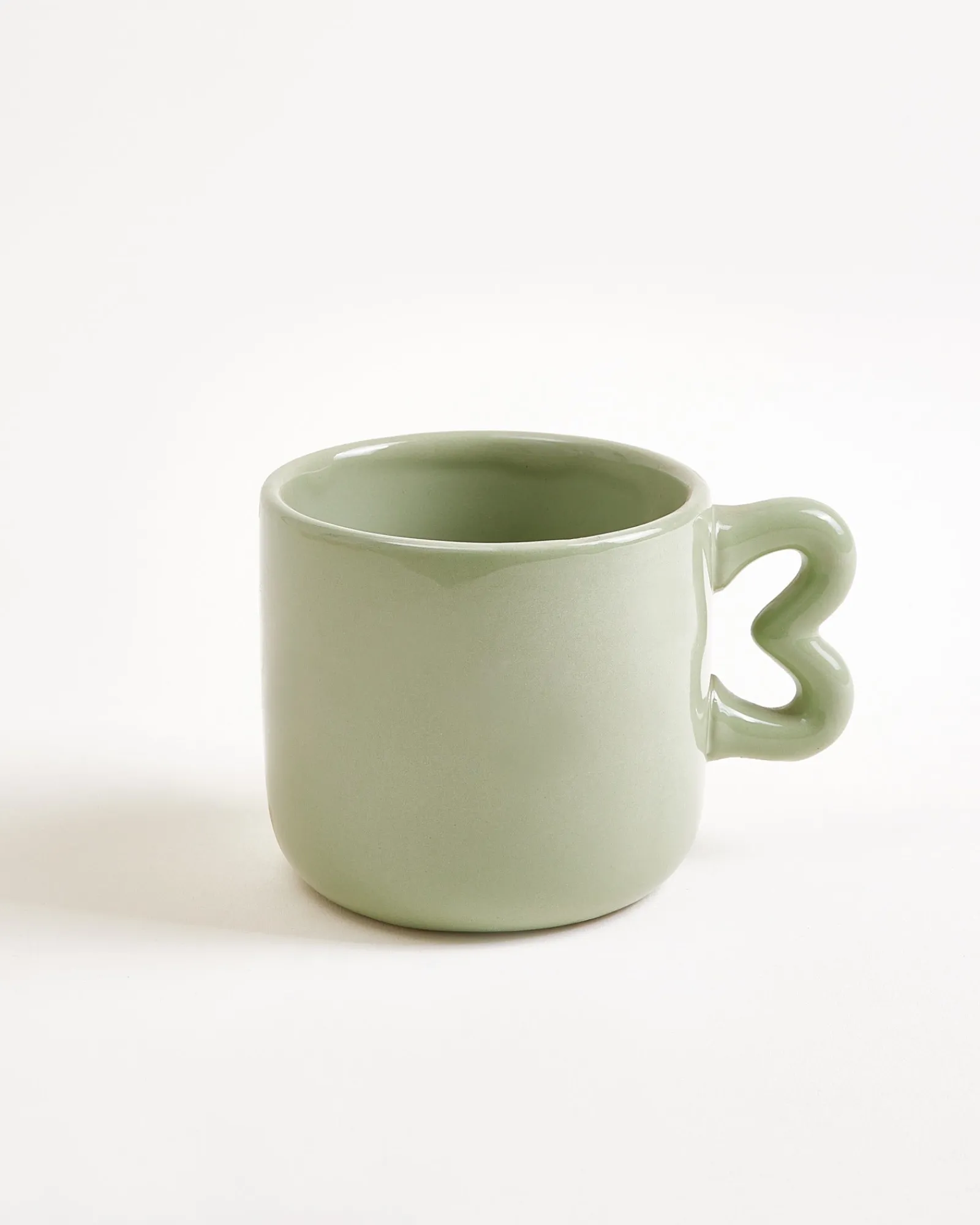 Online Seia mug with heart & saucer Kleine Tassen|Cappuccinotassen