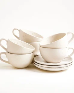 Sale Sintra 6-Piece Set Teacup & Large Saucer classic Tassen-Sets|Tassen Mit Untertassen