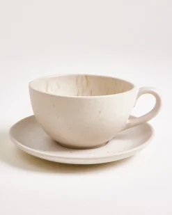 Clearance Sintra 4-Piece Set Teacup & Large Saucer classic Tassen-Sets|Tassen Mit Untertassen