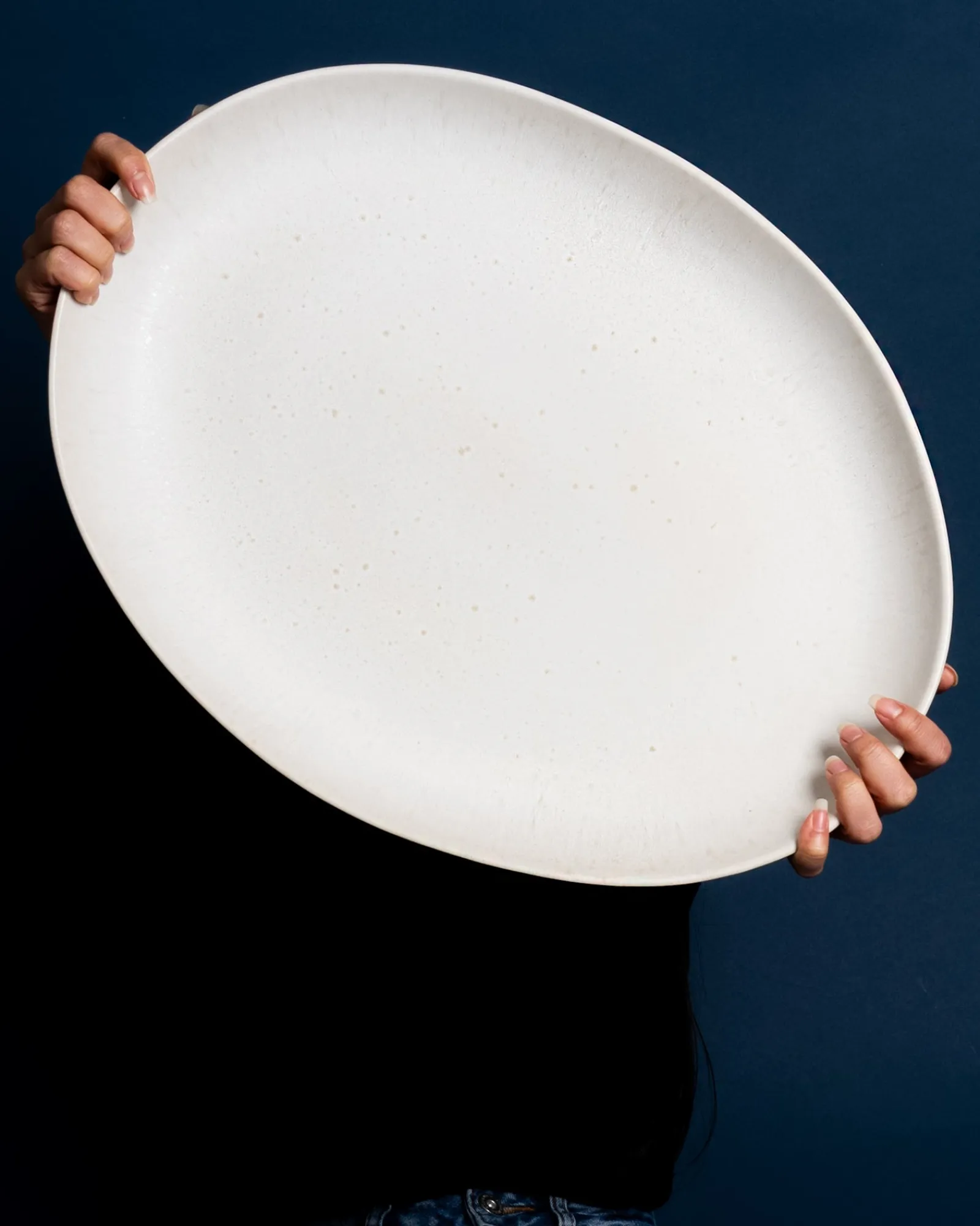 Clearance Sintra Servierplatte XL oval sand Servierplatten