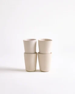 Sale Sintra - Set of 4 espressocups sand Becher-Sets|Espressobecher