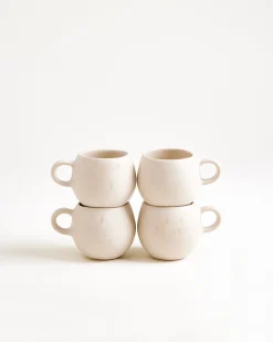 Clearance Sintra - Set of 4 espressomugs sand Tassen-Sets