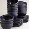 Clearance Turmalina - Tableware set black 40 pieces Geschirrset Für 10 Personen