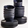 Hot Turmalina - Tableware set black 32 pieces Geschirrset Für 8 Personen